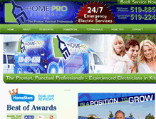 Tablet Screenshot of home-proelectric.com